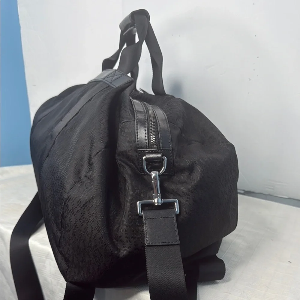 Michael Kors Kent Sport Unisex Weekender Black convertible Travel Bag Duffle